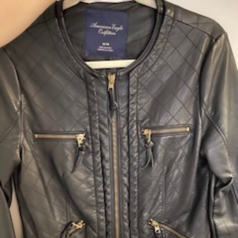 Black Fitted Moto Jacket